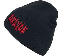 Deicide Logo Unisex Mütze schwarz 100% Polyacryl Band-Merch, Bands, Festival, Geschenke