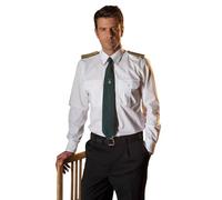 Deitert Schützenhemd - Pilotenhemd Langarm weiß Slim Fit 44
