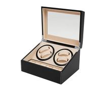 Dekltus Automatik Uhrenbeweger & Uhrenbox | Uhrenkasten | Automatisch Drehbares | 4+6 Fächer | Watch Box | Transparentes Fenster | Für Automatikuhren, Schmuck