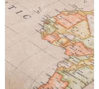 Dekostoff Weltkarte "Lorena", beige-color