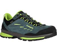 Lowa Delago GTX LO Herren Wanderschuhe petrol-limone Schuhgröße EU 47 Farbgruppe grau grau Herren