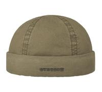 Stetson Docker Delave Organic Cotton Dockermütze aus Bio-Baumwolle, Khaki (61) 56-57 cm (M)