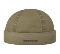 Stetson Delave Organic Docker Mütze UV-Schutz 40+ Braun gemustert, 63/XXL