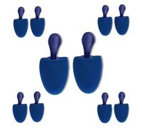 DELFA Schuhspanner Rund - Größe 37-41 - Set aus 5 Paar - Schaumstoff Schuhformer Schuhstrecker - für Damen Schuhe mit abgerundeter Form