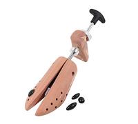 DELFA Zedernholz Schuhdehner 1 Stück Gr. L 40-42 Damen, Schuhweiter, Schuhstrecker mit 2-Wege Mechanik aus Metall gegen Druckstellen