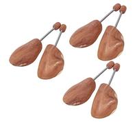 DELFA Zedernholz Schuhspanner Schuhstrecker Schuhformer aus Zedernholz für Damen und Herren 3 Paar im Set Gr. 38/39
