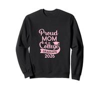 Delicate Triumph - College Graduate Mom Design Sweatshirt