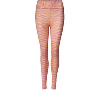 DELICATELOVE Damen Tight Yoga Leggings NADI LIGHTNING (W260-48) XS BLAZING ORANGE