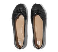 DELICATO Soft-Twist Leder Ballerinas black Schwarz - Gr. - 40