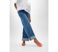 DELICATO Zweifarbige, gewebte Ballerinas mit Schleife Pink Pink - Gr. - 38