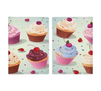 Delicious Cupcakes Reisepasshülle, Reisepasshülle, PU, Reisepasshülle, Brieftasche, Reisepasshülle, Uni, Reisepassschutz, Stil, 20,3 x 13,8 cm, Stil:, 20.3x13.8cm