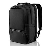 Dell PE1520P, 15" EcoLoop Premier Rucksack, f.umweltbewuste Nutzer (max. 15.6 Zoll (39.62cm), EVApolsterung, laden i. d. Tasche möglich, Rollkoffergurt, TSA-Richtlinienkonform) Schwarz