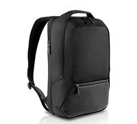 Dell PE1520PS, 15" EcoLoop Premier schmaler Rucksack, für umweltbew. Nutzer, (bis max. 15.6 Zoll (39.62cm), EVApolsterung, laden i. d. Tasche möglich, Rollkoffergurt, TSA Richtlinienkonform)Schwarz