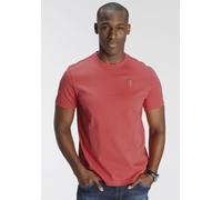DELMAO Kurzarm, Regular Fit, basic, aus 100% Baumwolle (20434920-S) koralle