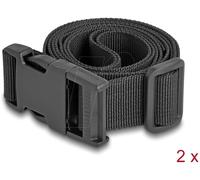 DELOCK 19109 - Gepäckgurt, 1,5 m, 2er Pack DELOCK