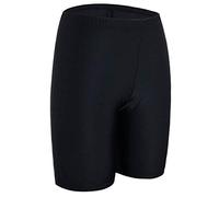 Deloito Badeshorts Damen Schwimm-Radler Badehose Schnelltrocknend schwarz Boardshorts Schwimmshorts Leggings Knielang Schwimmhose Bequem Bikinihose, XXL