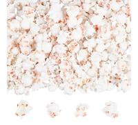 DELORIGIN 120 Stück Imitation Popcorn Resin Charm 4 Größen Miniatur Imitation Popcorn Künstliche Figuren Resin Food Prop Anhänger Für Armband Halskette Ohrring Schmuckherstellung