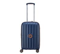 Delsey Paris Carrousel 2 4 Rollen Kabinentrolley 55 cm mit Dehnfalte blau
