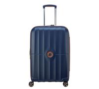 Delsey Paris Carrousel 2 4 Rollen Trolley 68 cm mit Dehnfalte blau