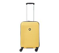 Delsey Freestyle Handgepäck Spinner 55 cm - Erweiterbar 39/44 Liter - 55x35x25/28 cm - gelb