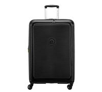Delsey Freestyle Spinner 76 cm - mit Frontöffnung - Erweiterbar 100/109 Liter - 76x50.5x31.5/34 cm - schwarz
