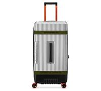 Jeep JH001A 4-Rollen Trolley silber, Polycarbonat, 41 x 80 x 38cm
