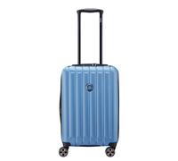 Delsey Longitude Handgepäck Spinner 55 cm - Erweiterbar 29/37 Liter - 55x35x20/25 cm - blau