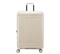 Delsey Lutece Spinner 76 cm - Erweiterbar 99/105 Liter - 76x49x32/34 cm - beige
