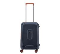 Delsey Paris Moncey 4-Rollen Kabinentrolley 55 cm tinte blau (TAS012284) schwarz