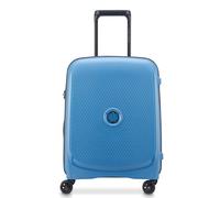 DELSEY Belmont Plus 4 Double Rolls Cabin Trolley Slim Line 55 Zinc Blue