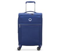 DELSEY Brochant 2.0 Expandable 4 Double Rolls Cabin Trolley 55 Blue