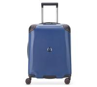 Delsey Cactus 4-Rollen-Kabinentrolley Slim Line mit USB-Anschluss 55 cm blau