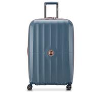 DELSEY St Tropez Expandable 4 Double Rolls Trolley 77 Ultramarine Blue 