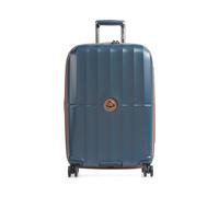 Delsey Paris Carrousel 4-Rollen Trolley blau, Polycarbonat, 45 x 67 x 29cm