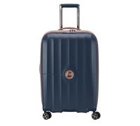 Delsey Paris Carrousel 4-Rollen Trolley blau, Polycarbonat, 45 x 67 x 29cm