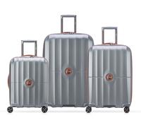 DELSEY PARIS Carrousel Expandable 4 Double Rolls Trolley L / M / S Platin