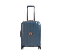 Delsey Paris Carrousel Slim Line 4-Rollen Trolley blau, Polycarbonat, 40 x 55 x 20cm