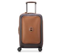 Delsey Paris Chatelet Air 2.0 - 4-Rollen-Kabinentrolley 55 cm erw. 14" USB (braun)
