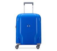 DELSEY PARIS Clavel 4 Double Rolls Cabin Trolley Slim Line 55 Klein Blue