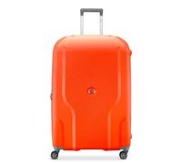 DELSEY Paris - Clavel - Großer, starrer, erweiterbarer Koffer - 82x54x35 cm - 136 Liter - XL - Orangefarbene Mandarine