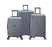 DELSEY PARIS Cruise 3.0 Hardside Erweiterbares Gepäck mit Spinner-Rädern, Grau (Graphite//Nature's Delight), 3-Piece Set (21/24/28), Cruise 3.0 Hardside erweiterbares Gepäck mit Spinnrollen