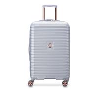 DELSEY Paris Cruise 3.0 Hartschalengepäck erweiterbar mit drehbaren Rädern, Platin, Checked-Medium 24 Inch, Cruise 3.0 Hardside erweiterbares Gepäck mit Spinnrollen