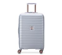 DELSEY Paris Cruise 3.0 Hartschalengepäck erweiterbar mit drehbaren Rädern, Platin, Checked-Medium 24 Inch, Cruise 3.0 Hardside erweiterbares Gepäck mit Spinnrollen