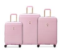 DELSEY Paris - Freestyle - Set mit 3 Hartschalenkoffern 55 cm/ 66,5 cm/ 76 cm - Pfingstrose