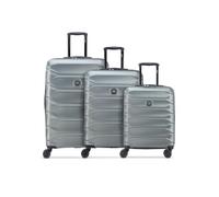 Delsey Paris Meteor 4 Rollen Kofferset 3-teilig mit Dehnfalte grau