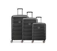 Delsey Paris Meteor 4 Rollen Kofferset 3-teilig mit Dehnfalte grau