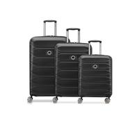 DELSEY Paris Koffer-Set 3-teilig für Damen und Herren | Reise-Trolleys 50 x 32 x 78 cm aus hochwertigem, robustem Polycarbonat Material | Erweiterbar & Teleskopgriff| Meteor Serie