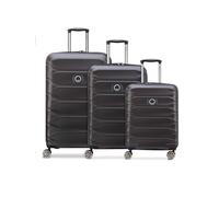 DELSEY Paris Koffer-Set 3-teilig für Damen und Herren | Reise-Trolleys 50 x 32 x 78 cm aus hochwertigem, robustem Polycarbonat Material | Erweiterbar & Teleskopgriff| Meteor Serie