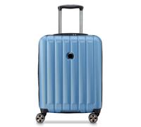 Delsey Paris Longitude 4 Rollen Kabinentrolley 55 cm mit Dehnfalte blau