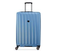 Delsey Trolley Longitude Spinner 76 cm – 4 Rollen, erweiterbar – Blau